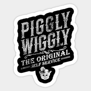 Piggly Wiggly Vignette Batik Sticker